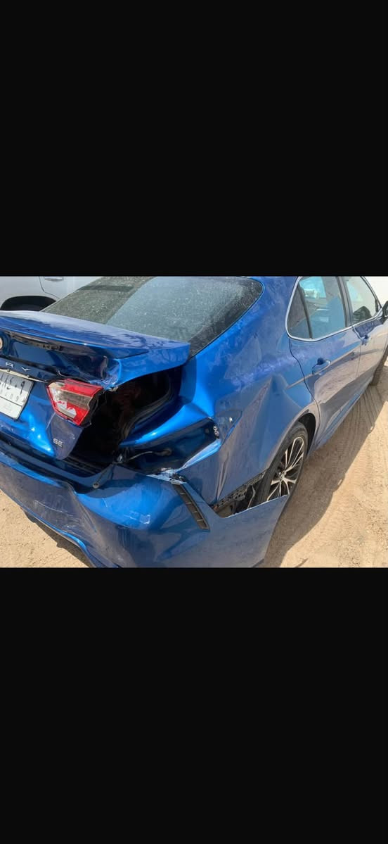 كامري 2020 se
ماشيه 105 ميل
داخل السياره جديد 
حادث امريكا بنيد بدون ايرباك وصوره الضرر موجوده بالمنشور
بالعراق صار بيها حادث خلفي جالمغ خلفي اليمين وصور الضرر موجوده بالمنشور
والسونار موجود بالمنشور 

السعر 155 
لاستفسار ***********

