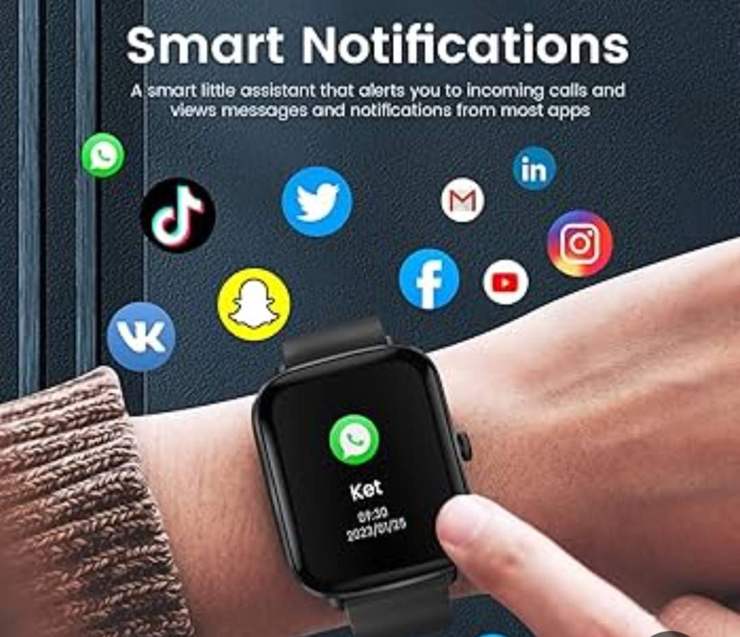 ⌚️ ساعة ذكية – Smart Watch
ستايل أنيق يشبه ساعات آبل 🍎
مناسبة للرجال والنساء 👌
✨ المواصفات:
تستقبل إشعارات المكالمات والرسائل
حساب الخطوات والسعرات الحرارية
قياس نبضات القلب
وضعيات رياضية متعددة
بطارية تدوم ليوم كامل
شاشة لمس ملونة واضحة
📦 جديدة بالكرتون
🔌 لازم تنشحن قبل الاستخدام


**إذا كنت صاحب هذا الإعلان وتريد حذفه لأي سبب، رجاءا أرسل رسالة إلى الدعم الفني**