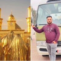 الزيارة الرجبية • حملة محمد العتابي • كوستر حديثة