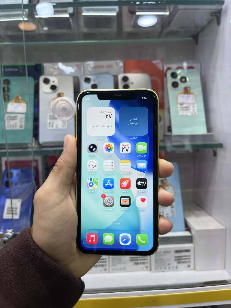 ايفون11عادي ا مريكي الذاكره64 مستبدل فقط بطاريه اصليه شرط نسبتة حاليا97 جهاز مكفول من كلشي السعر 225 الاستفسار خاص او الاتصال***********بي وات ساب آفاق, القادسية
