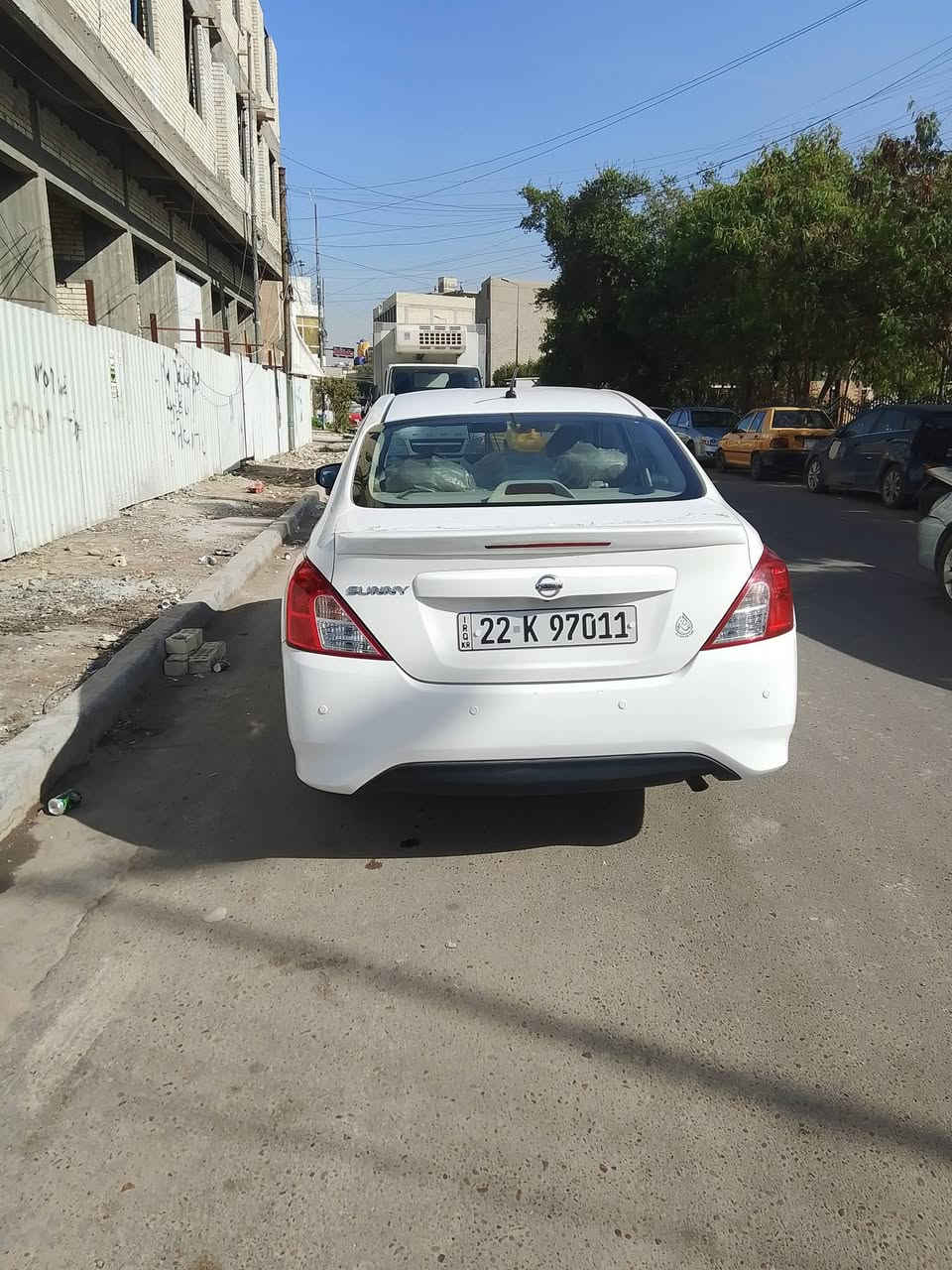 سلام عليكم نيسان سني للبيع موديل 2025 هزة لل2027 سنوية 2030 كاملة مكملة بيهة باب تبديل وكالة وشبر بارد فقط على وضع الشركة السعر 129 وبيهة مجال قليل بغداد ***********
