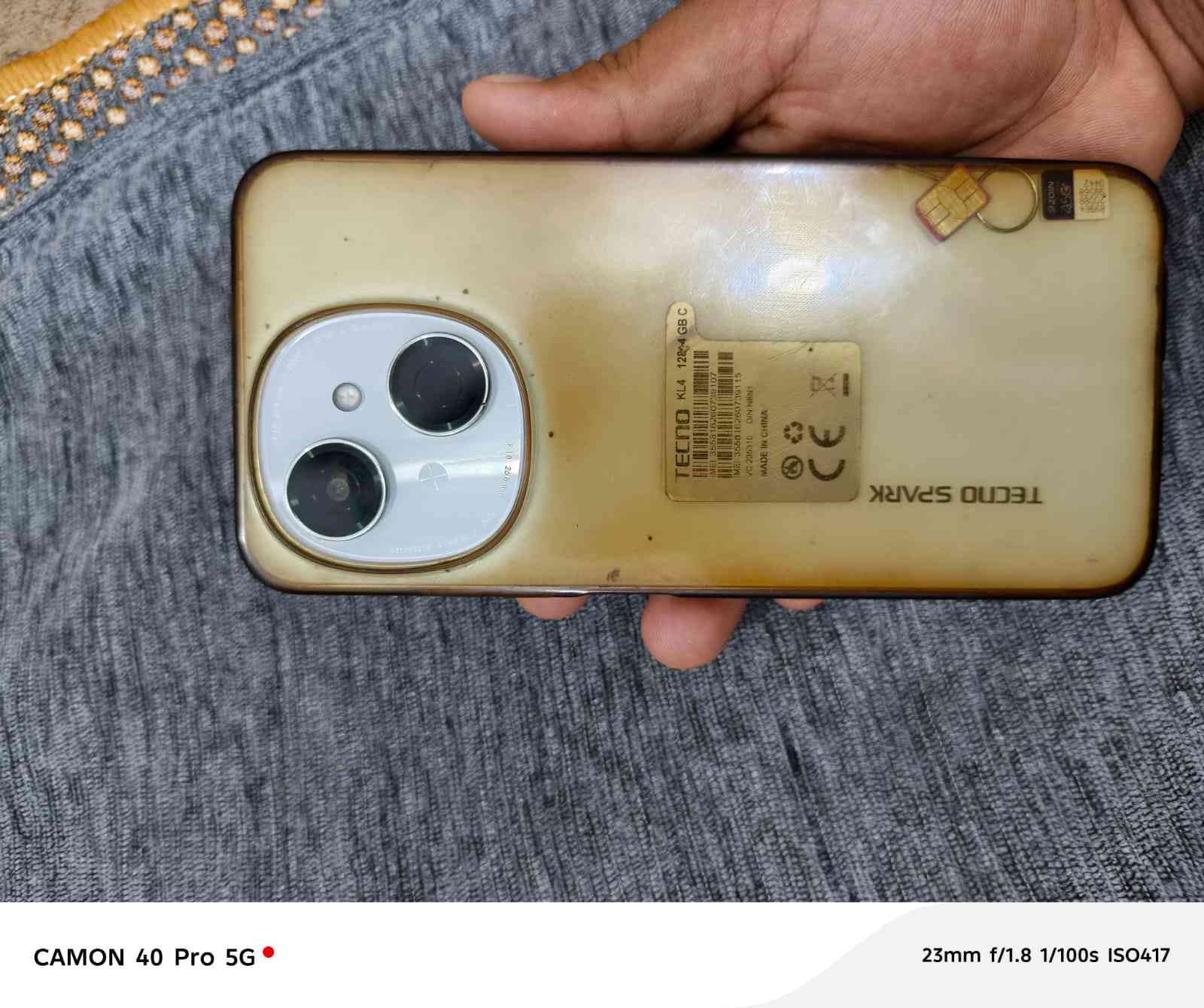 جهاز بي  فطور بل حساس ذاكره 128
TECNO SPARK Go 1 سعر 40 وبي مجال


**إذا كنت صاحب هذا الإعلان وتريد حذفه لأي سبب، رجاءا أرسل رسالة إلى الدعم الفني**