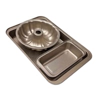 طقم قوالب غرانيت • برونزي ملكي • ٣ قطع