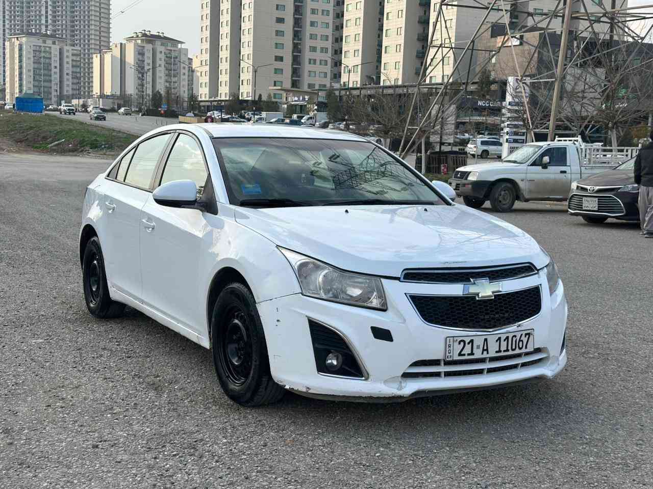 شۆفرلێت کروز مودێل ٢٠١٣
ژ.م ***********یان***********
شوێن سلێمانی نرخی خوار بازاڕ  ٦٧گەڵا 
گێڕ تۆماتیک گێڕوو مەکینەی بەشەرت
تاغم پێشی تندو تۆڵە مەسرەفی نیە
دوو پارچەی بۆیاخە بێ ناوگرتن 
سەنەو تازە بەسەر چوە تەحویل غرامە بەشەرت
تایەوو پاتری تازەیە السليمانية, العراق
