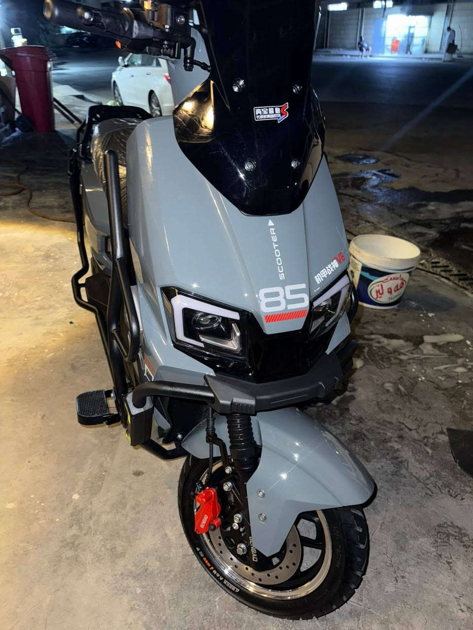 السلام عليكم ورحمة الله وبركاته
دراجه صاعقه تالج
لون سمنتي
٦ بطاريات ليثوم
ماشيه 8000
تايرات اثنين جدد
شاشة دجتل
نظام رجوع R
نظام تزحلق في المطر
٤ نمر تمشي ٧٥ حقيقي
إضاءة لد لايت زينون
دراجه حلوه ونضيفه وما شاء الله خير من الله والدراجه قويه وحلوه بل عافيه عل ياخذه
رقم الهاتف ***********
