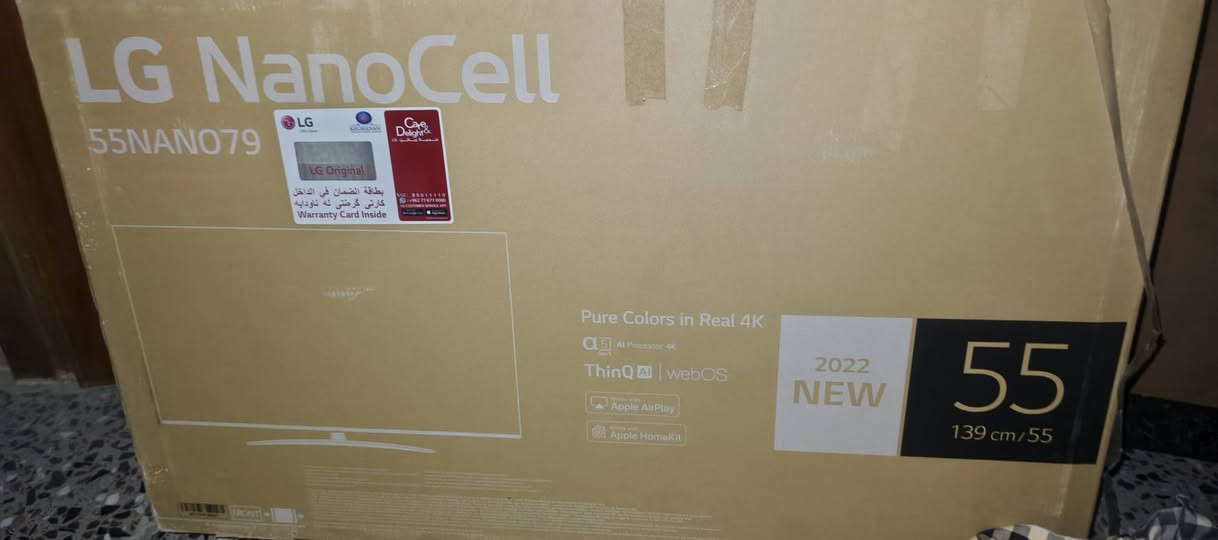 السلام عليكم  شاشه  LG Nanocel  حجم 55   4k
144 هيرتز  العنوان بغداد السعر 650


**إذا كنت صاحب هذا الإعلان وتريد حذفه لأي سبب، رجاءا أرسل رسالة إلى الدعم الفني**