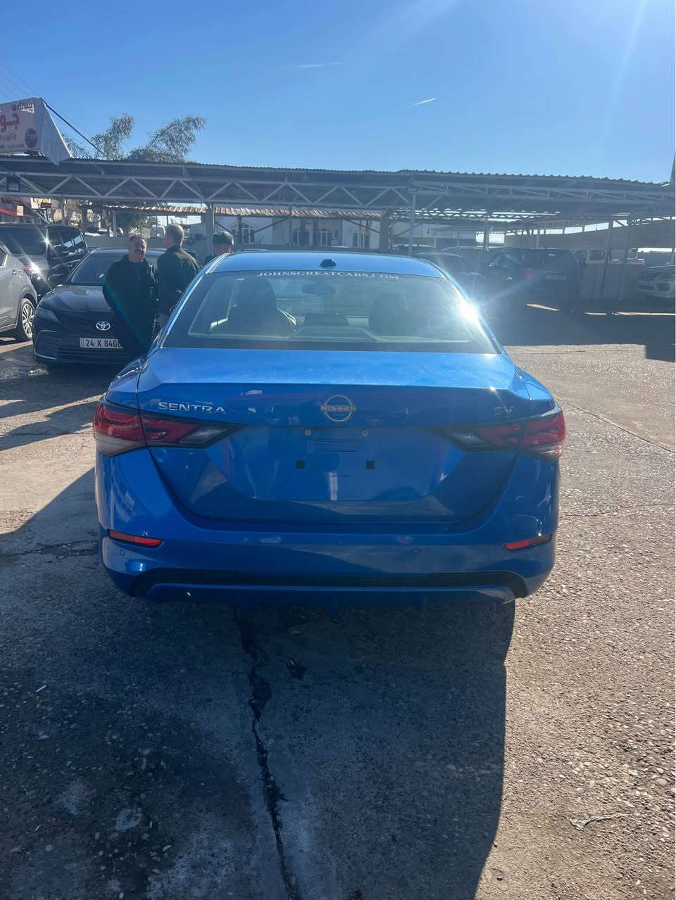 نيسان سنترا 
موصفات SV
موديل 2024
بصمه
بريك بصمه
رادار امامي 
رادار خلفي 
رادار جانبي 
كاميرا 
ويل كروم 
لايت زينو 
تحكم ستيرن 
تحديد السرعة 
بي بعد اهوي مواصفات 
صبغ بس بولند وبي ثلث قطع كلير امريكي
بدون دواخل 
ارباك ستيرن سستم
سعر 115
عنوان عقرة 
رقم الشاسي موجود بل منشور
*********** أربيل, العراق
