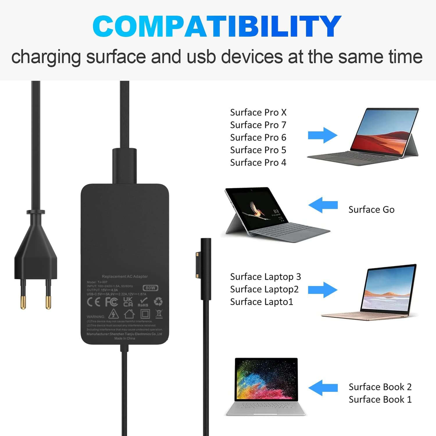 السلام عليكم 

شاحن مايكروسوفت سيرفس برو 80 واط 15 فولت 4 امبير 

السعر 15 الف 

التفاصيل داخل الصور / للتواصل *********** واتس اب توصيل بغداد (5) آلاف محافظات (6) الاف للمزيد زوروا صفحتنا على الفيس بك 

[https://www.facebook.com/profile.php?id=61560710157601](https://www.facebook.com/profile.php?id=61560710157601&__cft__[0]=AZY14nInZAIiCD35RpUtn1FIJ3UH3cBdB5VsJAYfwTJVcVOkUnaEszQ8VU26g6WPVzRM-EhIDYNDPJSYuXdpc0194Z3vC9gw9hv3DG_ckx8kSg&__tn__=-UK-R)
