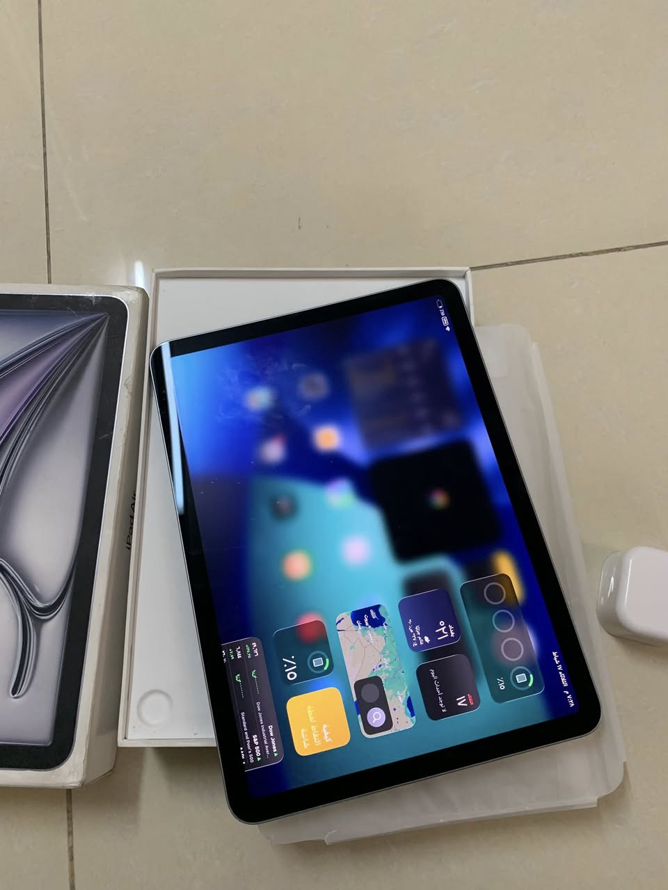 السلام عليكم ايباد airآير 6 .M2 ذاكره 128 بطاريه 87 ….نضيف شخوط خفيفه بالضهر
…السعر.475.  نهايته

بغداد الدوره *********** واتس
