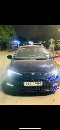 كورلا موديل ٢٤ السياره ضررهه بصيط نص الجاملغ والبنيد بدون ايرباك نفسهن...