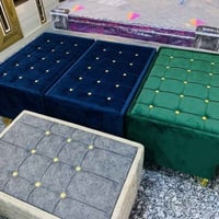 تخم وديوان • خشب بلوك اسود • قماش درجة أولى