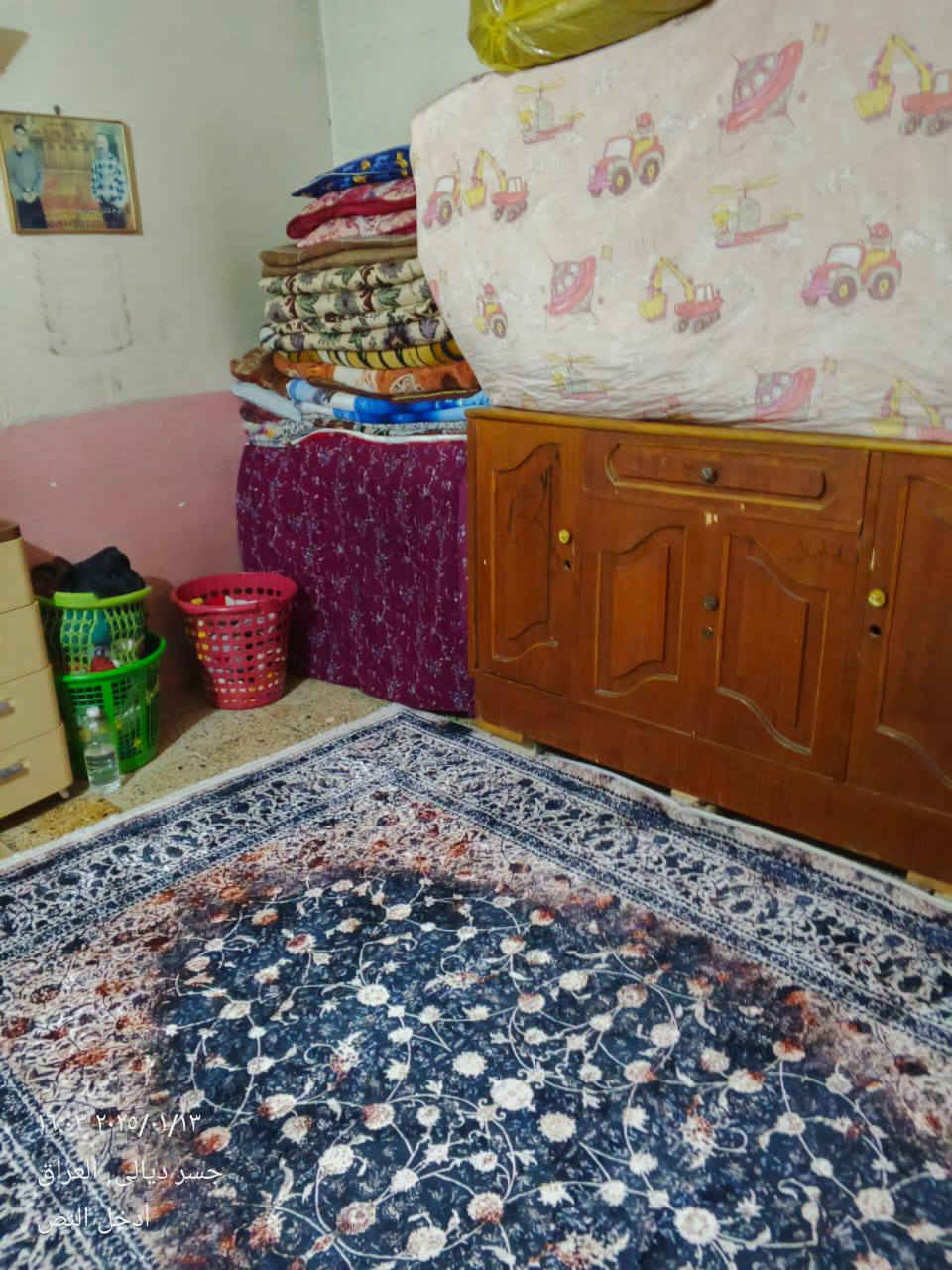 بيت مساحة 170 متر زراعي سند 25 منزلين يعتبر عالشارعين واحد خلف الثاني العنوان بغداد جسر ديالى  القديم البستان خلف الحدادين يوجد خدمات كاملة ماء كهرباء مجاري تبليط السعر 60 وبي مجال  يرادلةترميم بسيط  الاتصال على الارقام  التالية12338634 077 الرقم الثاني *********** يوجد واتساب
