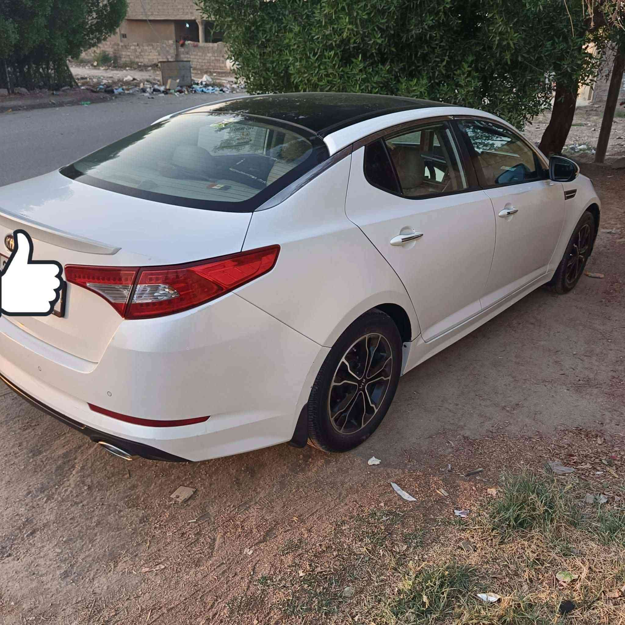 كيا اوبتيما 2013 خليجي
فول مواصفات 
ماشيه 143 الف
مكينه 2400 دوش 
بانوراما طكتين 
مكينه وكير كفاله
كشن كهرباء ذاكره 
مري شفط 
تحكم بالمري 
فول تحكم ستيرن 
حساسات وكامرا خلفيه 
ترحيب اناره 
شفتات بالستيرن 
ويل كب كروم 
كامرا بالمرايه
دبل اكزوز
تبريد قطعتين 
ويل كب كروم 
السياره نضيفه وباسمي مباشر سنويه جديده وصار شهرين خلصت الهزه مالتها 
السعر 128 وبيها مجال بسيط 
مكان السياره بابل/ الاسكندريه/ الحصوه 
بيها قطعتين بدون دواخل
السياره احلا من الصور
رقمي ***********
بنيد وجاملغ خلفي عكس السايق
