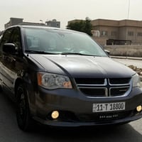 دوج كرفان 2015 وارد امريكي حادث جاملغ وبنيد فقط بدون دواخل   مكينه 6سل...