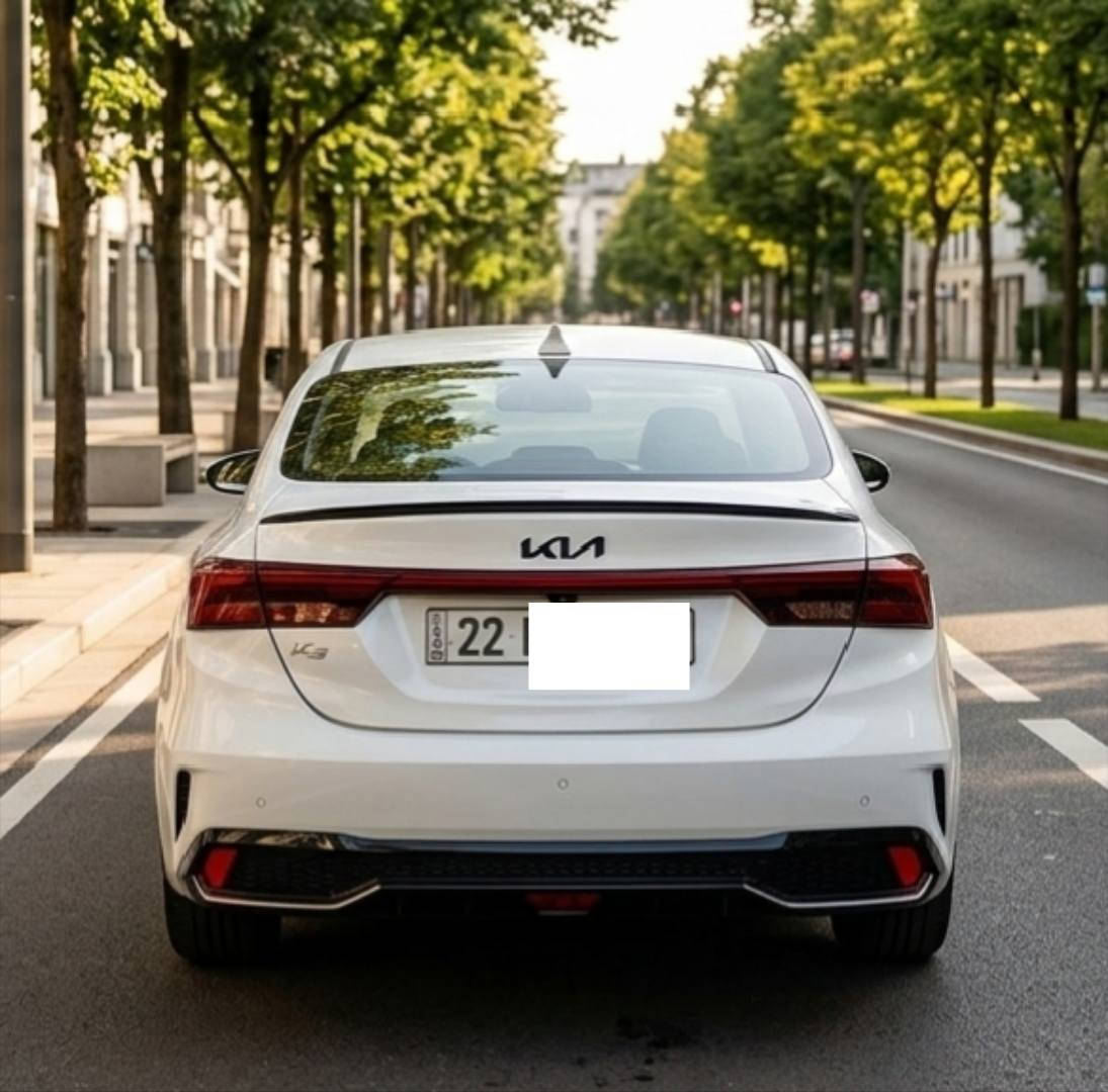 كيا 2024  K3 ( تجميع صيني )
فول مواصفات
المشي: 31 كم
المحرك: 1.5 دبل نوزل
رقم أربيل باسمي

🔴المواصفات 

✅️فتحة سقف

✅️ كامرة دوارة

✅️تحكم تبريد لمس

✅️ شاشه كبيرة + شاشة اعطال

✅️تحكم ستيرن جهتين 

✅️بصمه باب و بصمه تشغيل

✅️شاحن تايب سي امامي وخلفي وشاحن USB

✅️يدات نيكل 

✅️شاشه بالكير

✅️حساس امامي وخلفي 

✅ شاشة عداد ديجيتال 

✅مريم شفط+ اشاير 

✅️صندوك ذكي بصمة 

✅️كشنات جلد أسود 

✅️سايد بريك بصمة

✅️أوتو هولد (auto hold)

✅️درايف مود 4 وضعيات

✅️(sport+eco+smart+comfort)

⬅️ السياره بيها ضربه من كدام شي بسيط ومصلح ع البارد 

 للاتصال  *********** اتصال فقط
للاتصال   *********** واتساب فقط 

السعر 136$ ورقة وبيها مجال حك الجية

 📌 المكان بغداد  الصليخ
