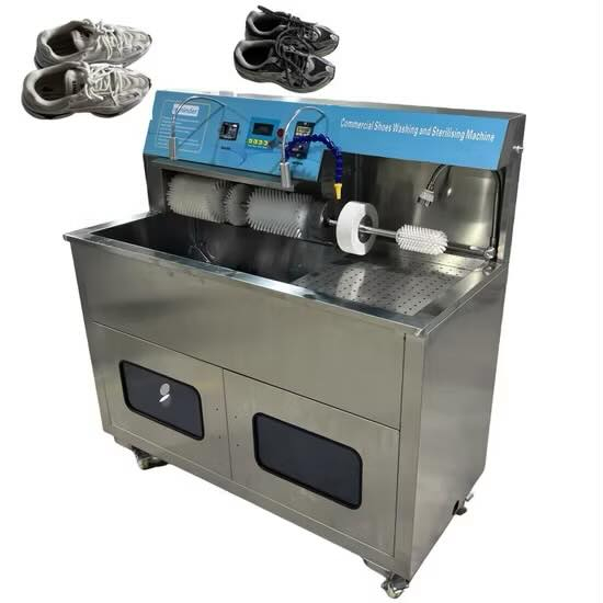 ئەم دوو جیهازەمان هەیە تایبەتن بە پێڵاو شتن و وشک کردنەوە
١-ئەوەی پێڵاوەکە ئەشوات چەن دەمێکی جیای هەیە کە بۆ شوێنە جیاوازەکانی پێڵاوەکە بەکار دێت، بەشی خوارەوەی جیهازەکەش لێزەری یو ڤییە و تەعقیم ئەکات

٢-جیهازە سەلاجەییەکەش تایبەتە بە وشککردنەوەی پێڵاو و هەواکەی بە دڵی خۆت تەحەکوم پێوە ئەکەی هەتا ١٠٠ سلیزی گەرم ئەبێت، لە هەمان کاتا دوو تیشکی هەیە ئۆزۆن و یوڤی کە پێڵاوەکە تەعقیم ئەکات و بۆنی ئەبڕێت

🚨تەنها سێ مانگ ئیشیان کردووە و لۆکن و چەند ئامێرێکی هەڵم و بڕێکی زۆریش مەواد و ئامێری دەستیی تر هەدیەن لەگەڵی 

📌بۆ زانیاری پەیوەندی بەم ژمارەیەوە بکەن 
***********
یان لێرە نامە بۆ خۆم بنێرن
