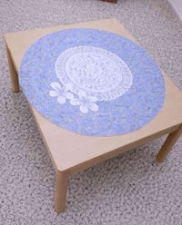 خياطة • مفرش ميز يدوي • توصيل