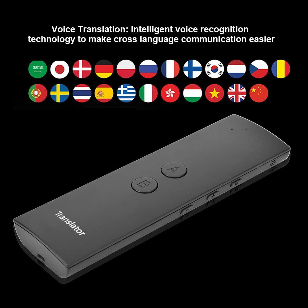 مترجم لغات جميع دول العالم 
صوت واضح وعالي 
ترجمة فورية كتابية او كلامية 
لطرفين AوB
شحن يدوم طويلا 
جهاز معتمد وترجمة صحيحة
يوجد زر تشغيل 
وزر رفع وخفض الصوت 
وزران لتحدث
مع سماعة سبيكر
متوفر توصيل الى جميع المحافظات 🚚


**إذا كنت صاحب هذا الإعلان وتريد حذفه لأي سبب، رجاءا أرسل رسالة إلى الدعم الفني**