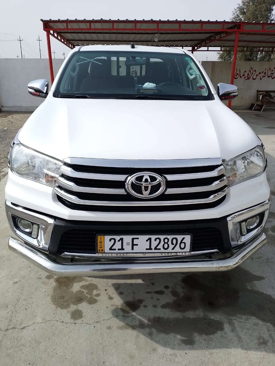 هايلوكس 2017 دفع رباعي ..كفالة عامة على وضع الشركه لاصبغ ولاتبديل طخم تايرات اصلي جديد ماشيه 100الف كم رقم سليمانيه جديد سنويه 2029.سعر 270ورقه 
***********
***********
