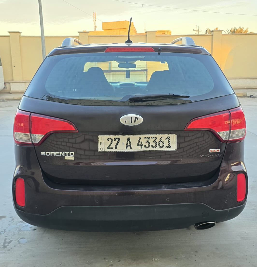 كيا سورنتوا موديل 2014 فور ويل  رقم ذي قار نكيلزي 
وارد أمريكي حادثها خفيف جدا تبديل جاملغ امامي  بدون دواخل  بدون أرباك  سياره ليبل واحد كفاله من البارد والجراد  موصفات حلوه 
شاشه كامره تحكمات 
كشنات تدفئه
حساسات خلفيه 
اشاير بالمرء
تبريد 3قطع
منصومه غاز 
مكينه 2400جديده لاتنقيص ولاتبخير 
كير وحداديه وتبريد وتدفئه وكرهبائيات وتخم تاير جاهزه 
السعر (138)بيها مجال بسيط 
العنوان ناصريه 
***********
***********
