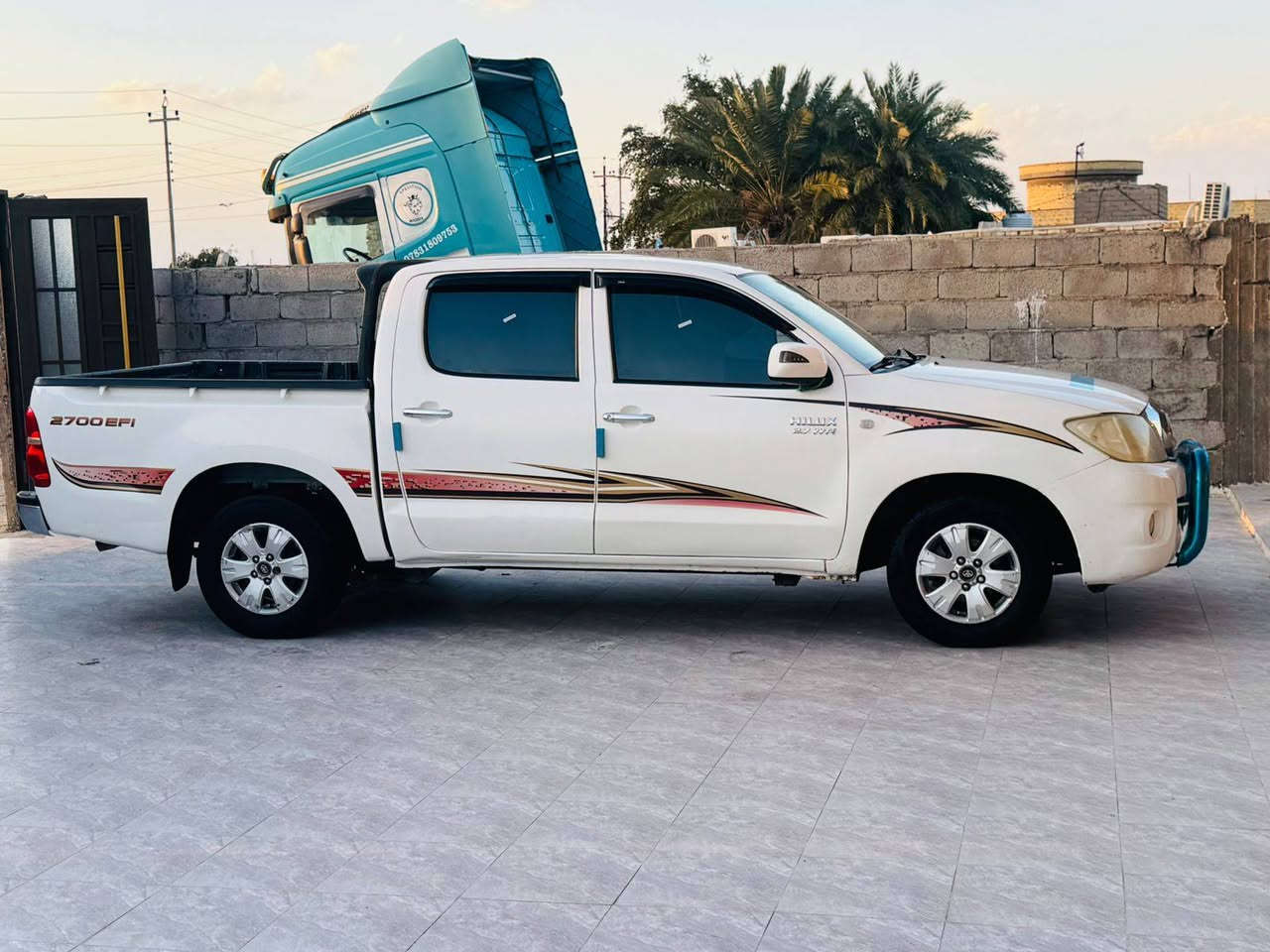 سلام عليكم ورحمة الله وبركاته 
تيوتا هايلوكس 2009
كير عادي
كويتي شاصي 19
رقم واسط تحويل مباشر
ماشيه ٢٦٠ الف
لا تنقيص ولا تبخير
كفاله عامه ما عده نص باب بيه صبغ
لا تنقيص ولا تبخير
تخم تاير بالكارتون
حداديه 100
سياره ما ناقصه برغي مال جناي
مكان ناصريه شطره
سعر 150 وبيه مجال حق الجيه
اتصال ع رقم واني بالخدمه ***********
