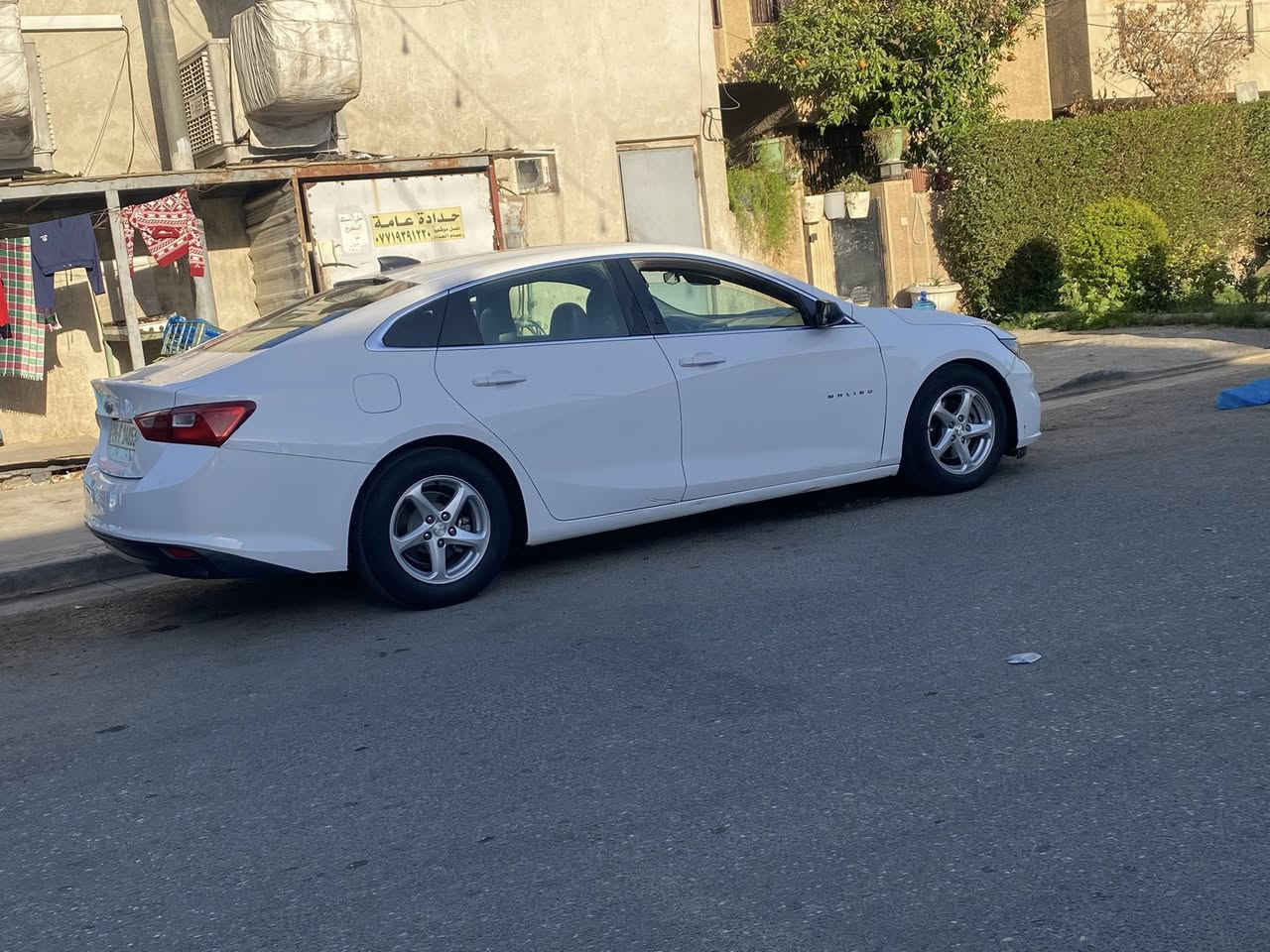 السلام عليكم
ماليبو 2018  رقم شمالي تحويل 
محرك 1500 توربو 
تبديل بنيد فقط جاملغ بارد 
السونار وصور الحادث مرفقه مع الصور 
داخل جلد 
ماشيه 148 الف كيلو متر 
عنوان بغداد الكرخ 
موبايل *********** الاستفسار 
السعر 114 وبيها مجال للشراي
