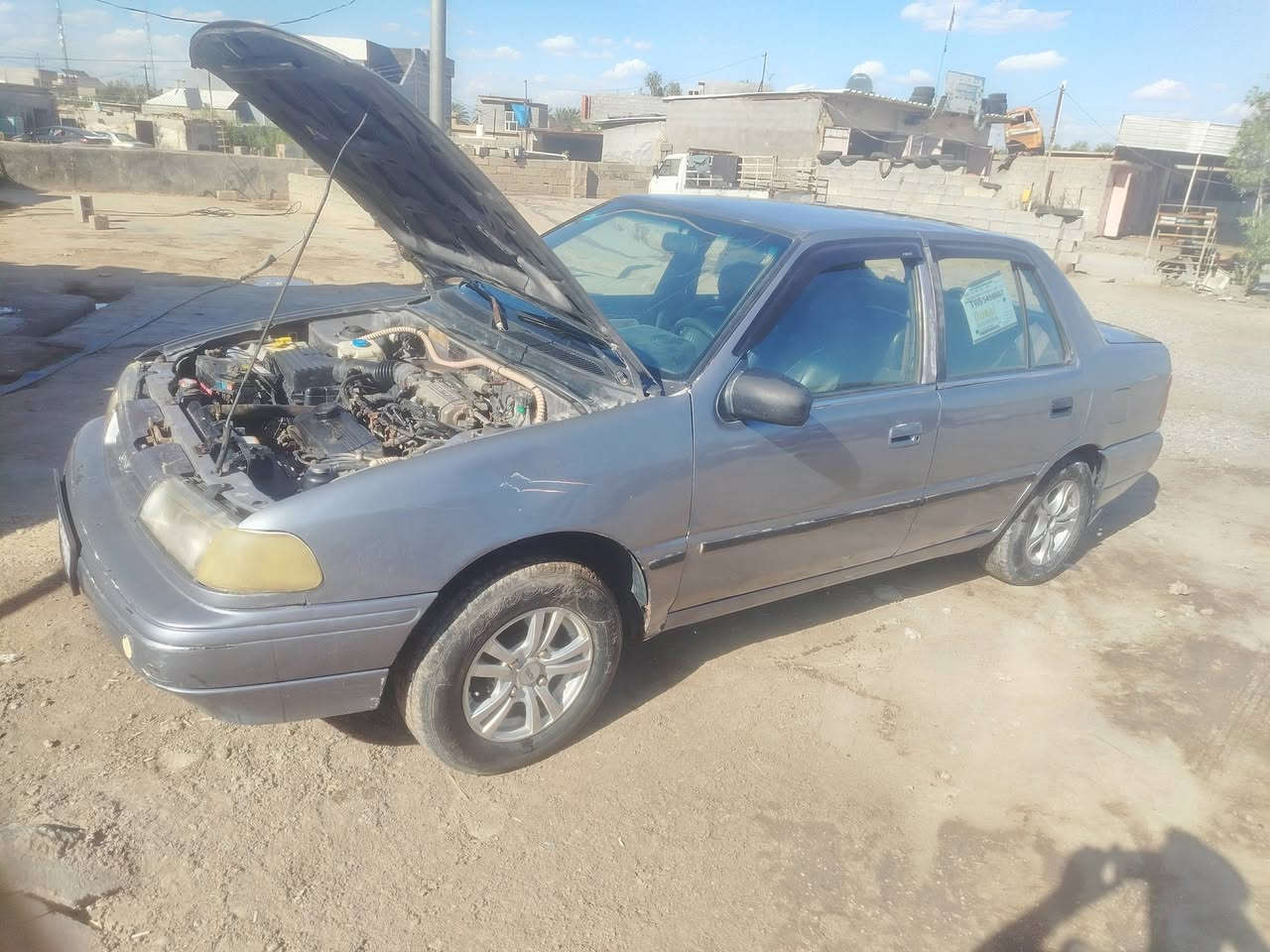 للبيع اكسله مديل ٩٣ ديالي بسمي محرك بي خيط تبخير تدفهه تبريد شغال بلادي سياره حلوه ***********
