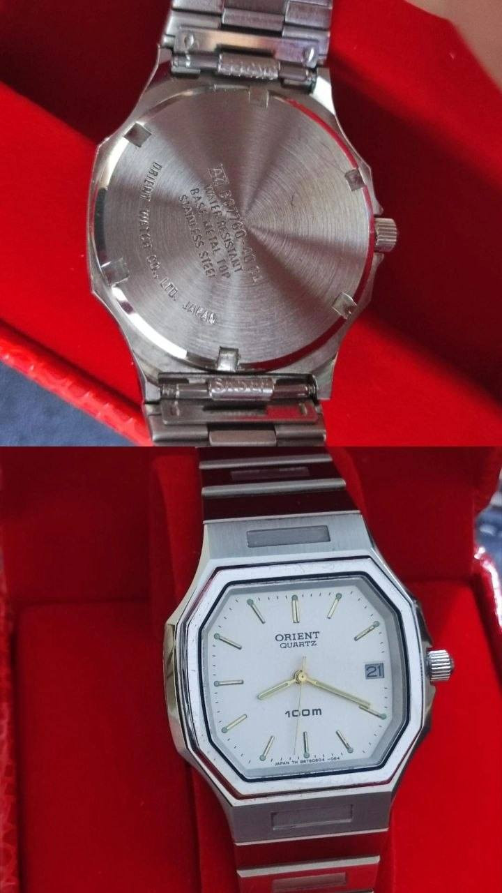 1️⃣ 📌 ساعة ORIENT Quartz Japan Vintage🇯🇵
تصميم ثماني أنيق من الثمانينات/التسعينات
مينا أبيض نظيف جداً
 عقارب ذهبية خفيفة لامينوس
 ستانلس ستيل + مقاومة ماء 100m
نظافة 95٪ الحالة ممتازة وتعمل بدقة عالية
ساعة راقية للبس اليومي أو لهواة الساعات الفنتج اليابانية”

2️⃣📌ساعة Mondia Swiss Quartz أصلية🇨🇭 
تصميم كلاسيكي سويسري أنيق بلون فضي مع تفاصيل ذهبية
مينا أبيض نظيف جداً مع عرض تاريخ
الساعة تعمل بدقة عالية وحالتها ممتازة
النظافة 98٪
السوار الأصلي موجود والنظافة عالية مثل الصور
مناسبة للبس الرسمي واليومي
Swiss Made🇨🇭

3️⃣📌 ساعة Clarith Quartz Vintage 🇯🇵 
تصميم ناعم وراقي بطابع الثمانينات/التسعينات
لون ذهبي مع مينا أبيض بسيط يعطي فخامة هادئة
مناسبة للرجال واليونسكس حسب حجم المعصم
تعمل بدقة عالية وحالتها ممتازة قياساً بعمرها”
نظافة99٪
اي تفاصيل اضافيه التواصل خاص  وبخدمتكم❤️


**إذا كنت صاحب هذا الإعلان وتريد حذفه لأي سبب، رجاءا أرسل رسالة إلى الدعم الفني**