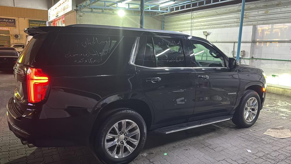 تاهو 2023 (بريمير ) حادث جاملغ وبنيد ميحتاج اذكر مواصفات البرمير رقم بغداد 
سعر 475 الف سياره داخل vip 
***********
