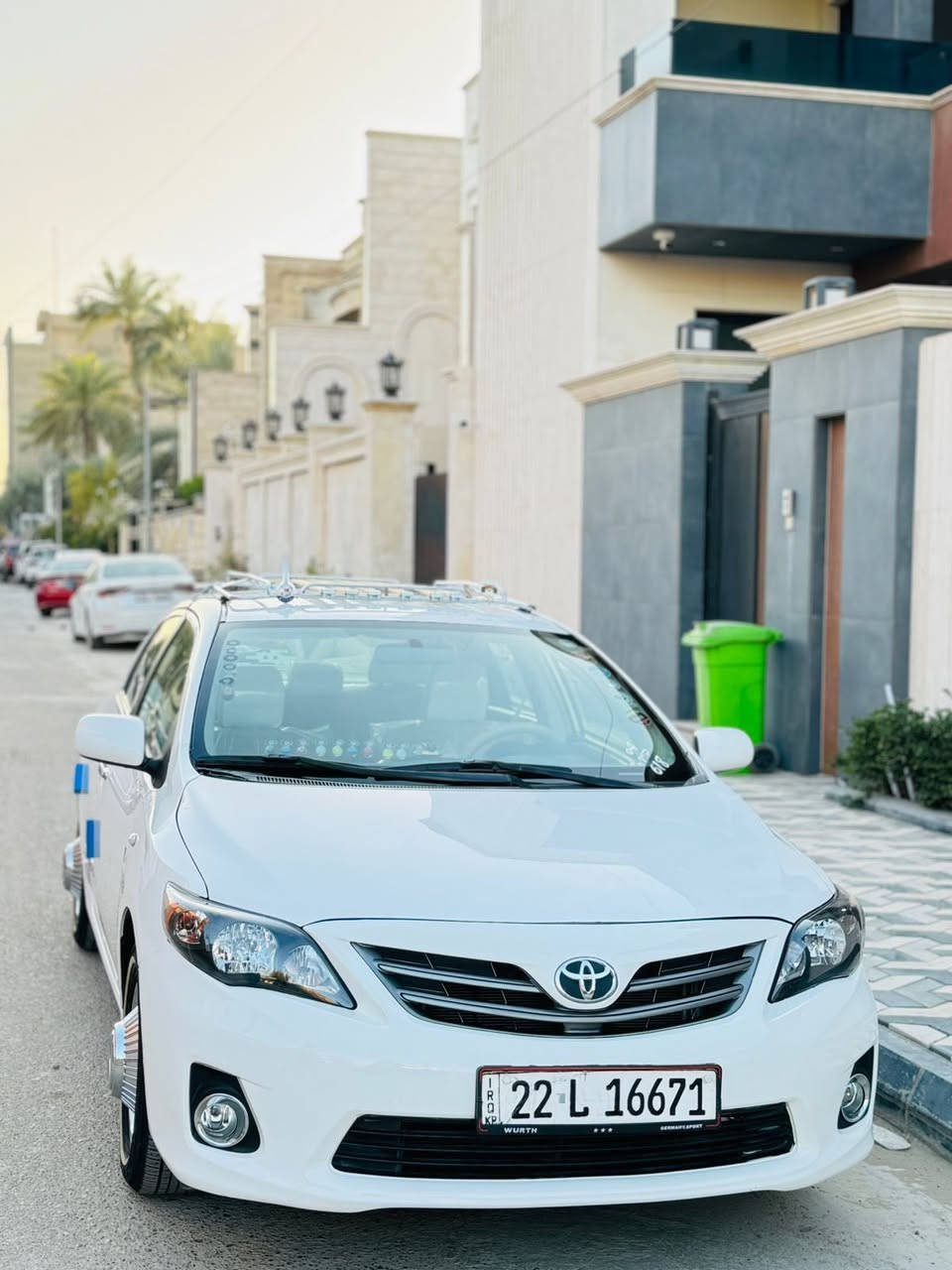 السلام عليكم للبيع كورلا 2013 ياباني اصلي بريم آخر إصدار سنه 13
رقم أربيل بسمي هزه فحص جديد 
خليجي مكفوله كفاله عامه 

معروضه 124 وبيها مجال 

رقم الهاتف ***********

مواصفات فول 1/1 عده الفتحه 
شاشه جبيره + كاربلي 
كشنات كهرباء + جلد 
حساسات أمامي 
حساسات خلفي 
مكينه 1800
داخل صاج 
تحكمات ستيرن 
مري قلاب 
تخم تاير 
صدر امامي وخلفي كله وكالة شيدته اصلي
