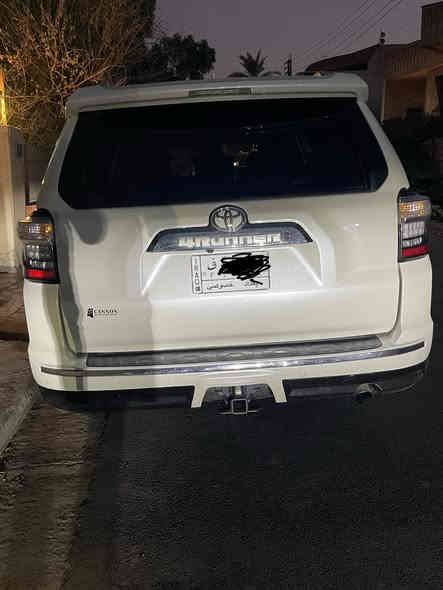 تويوتا فور رنر لمتد ٢٠٢٢
ابيض صدفي لؤلؤي

 ٧ راكب 
المواصفات :
—————-
تشغيل عن بعد
فتحة سقف
نظام التعليق ( X-REAS ) الرياضي المحسن
نظام التحكم النشط في الجر ( A - TRAC )
دبلات هايدروليك ( اللون الأحمر ) 
مصدر طاقة منزلي ١٢٠ فولت
حجم الإطار 20
٨ سماعات JBL 
محرك ٤٠٠٠ cc 
٦ سلندر
حساسات امامي خلفي
رادر امامي جانبي 
٥ كاميرات محيطية
تبريد مناخي منفصل 
كشنات تدفئة تبريد 
وضعيات مقعد سائق 
كشنات كهرباء
كشنات جلد 
كار بلي 
اندرويد اوتو
تحديد مسار
مانع انزلاق
مانع تصادم
مداخل يو اس بي امامي خلفي
تحكمات مري جانبية
مراية سايق اوتو
٥ جامات اوتو 
سبير ويل كب

رقم بغداد بأسمي ( تحويل ثاني يوم )
ماشية ٥٠ الف
حادث موجود وياا الصور
تخم تاير جديد 
باتري جديد 
مكاني بغداد المنصور

☑️ 
✅ السعر ( 335) ورقة وبيها مجال حك الجية

للاستفسار اكثر يرجى التواصل عبر واتس أب أو الاتصال ***********
