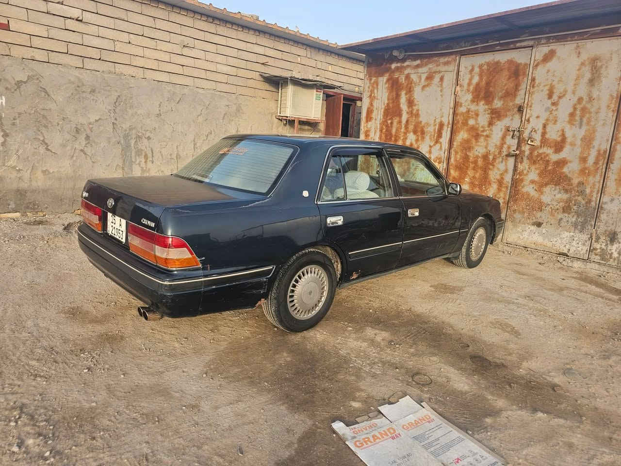 سلام عليكم كراون راس ثور للبيع موديل 96كصيف رقم انكليزي 15 بسمي مداور ثاني يوم بيه ضربه بالمدكر الايسر الامامي الراقي كفاله كير ومكينه وحداديه وتخم تاير كله جديد وشرط سياره بيه جراد مكفوله من الكص ونقل جثه  شويه مكان ناصريه قضاء البطحاء بيع او مراوس حسب القناعه الخاص مفتوح لليحب يستفسر رقمي ***********
@إشارة
