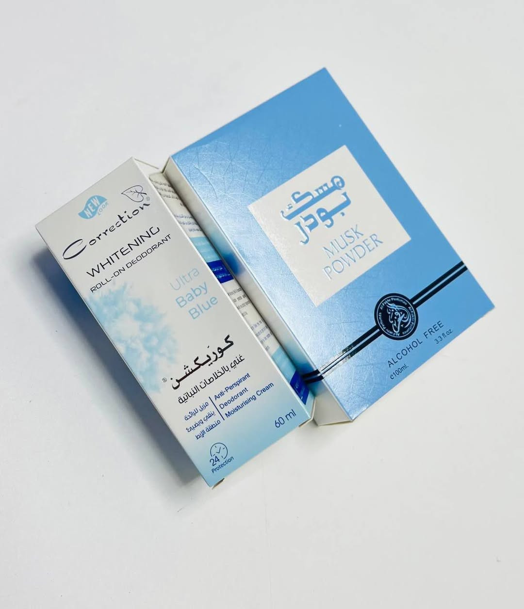 عرض الصيف  نزل 🔥😍  
بهذا الصيف نحتاج مانع تعرق  ممتاز يدوم طويلا 
جبنالكم  اقوة مانع تعرق 
روله كوركشن الاصلي 100%
👈🏻مانع تعرق 💧مزيل الرائحةولتفتيح البشرة
48ساعةحماية مــــن التعرق 
يعمل هذا الرول على
:التحكم بالروائح الكريها وتهدئة البشرة بـــــ؏ــد نزع الشعر 
:امتصاص العرق 
:وترطيب البشرة 
 :ومفتح ويعمل على ازالة التصبغات🍂
ويمنع ظهورها مجددا 👍🏻
بخلاصة الاعشاب والفواكهه الطبيعيه🍏
ومعطر ومبيض ❄️
بنفس الوقت
مضاد للتعرق💧
يؤمن حمايه طوال النهار

مسك الفخر الاصلي  فانيلا توت رمان 
عطر مسك للجسم والشعر  بروائح فواحه رائحه ممزوجه  برائحه  المسك والفانيلا  
متوفر 4 انواع فانيلا توت رمان بودر 

توصيل بغداد 4 محافظات  6


**إذا كنت صاحب هذا الإعلان وتريد حذفه لأي سبب، رجاءا أرسل رسالة إلى الدعم الفني**