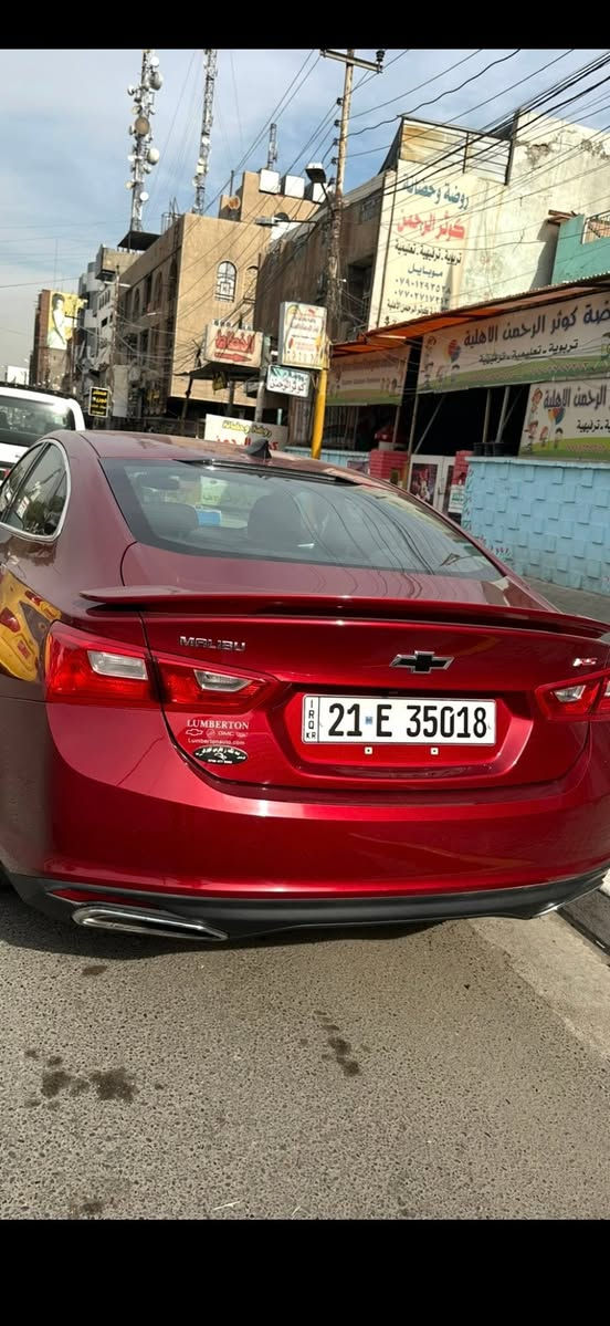 ماليبو 2019 RS سليمانيه
حادث جاملغ الايمن  واضح بصوره والايسر اجه كلير  بس يعتبر صبغ يعني بيهة بس قطعتين  وبيهة بارد بلجاملغ لخلفي ع كد شخط
ماشيه 100 الف يعني 62 مايل
بيهة نقوصات بسيطه صدر ع ترتيبات 
مواصفات 
بصمات عدد اثنين لابواب مع بصمة الصندوق 
شاشه 
كامره
 فول تحكم ستيرن شفتات 
ويل سبورت 
سبايدر 
نظام اوتو ستوب 
تشغيل عن بعد 
كشن سائق كهربائي
لايت زنون 
محرك 1500 تيربو  كير محرك مكفول 
السعر105 
مكان السياره بغداد
اتصال ***********
