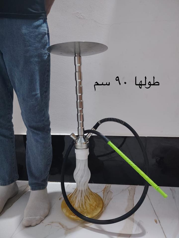 السلام عليكم، ناركيلة الماني سل ستيل
٩٠سم جدا نظيفة للبيع او مراوس بخشب نوعية زينة وجديد 
للاستفسار واتساب ***********
