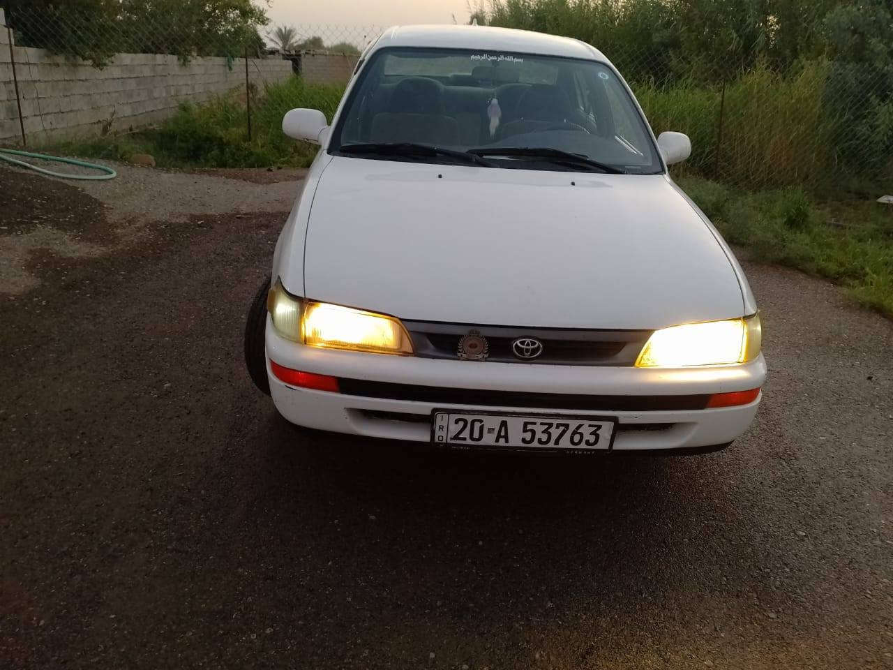 سلام عليكم كورلا1994 كير ومحرك شرط بدون صبغ مكان ديالى 
الإستفسار
***********
