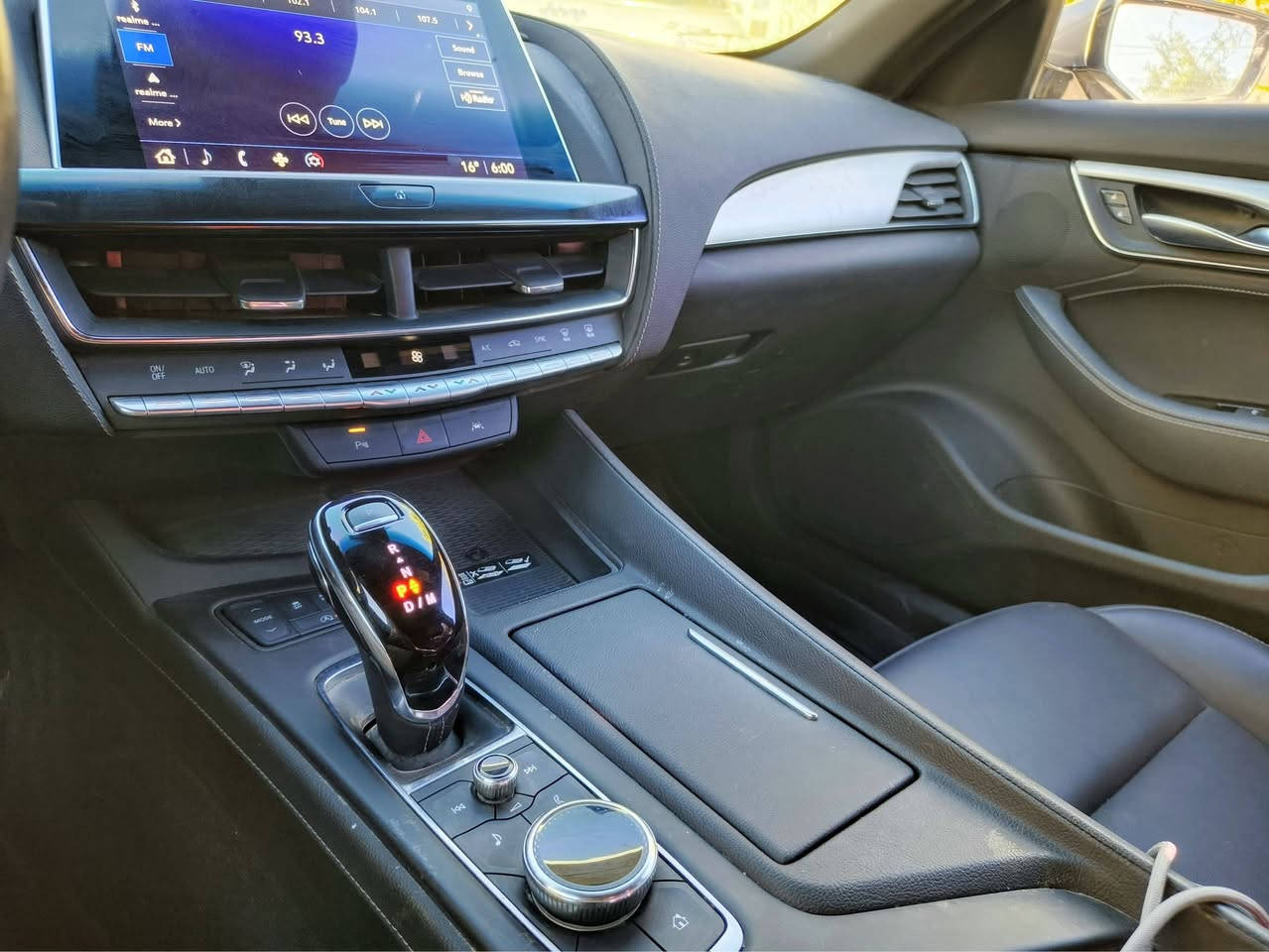 CT5 luxury 2023 كاديلاك
فخامة تجمع بين القوة والأداء الرياضي
المواصفات:

محرك 2.0 لتر تيربو، 4 سلندر
ناقل حركة أوتوماتيكي من 10 سرعات
أنماط قيادة متعددة: عادي، رياضي، ثلجي، مخصص
أنظمة الأمان:
رادار أمامي وخلفي
نظام النقطة العمياء
مانع تصادم
مانع انزلاق
نظام الحفاظ على المسار
خاصية Auto Hold

حساسات  وخلفية
مقاعد جلد اسود رئاسي
تحكمات كاملة
إضاءة داخلية محيطية ونظام ترحيب
شحن لاسلكي للمبايل
نظام صوت Bose Premium
Apple CarPlay و Android Auto
الملاحظات: تبديل جاملغ وربع باب صبغ ايرباك بردة فقط
السيارة نظيفة جدًا وبالعافية على الشتري
السعر 205
ماشية 29 مايل
***********
