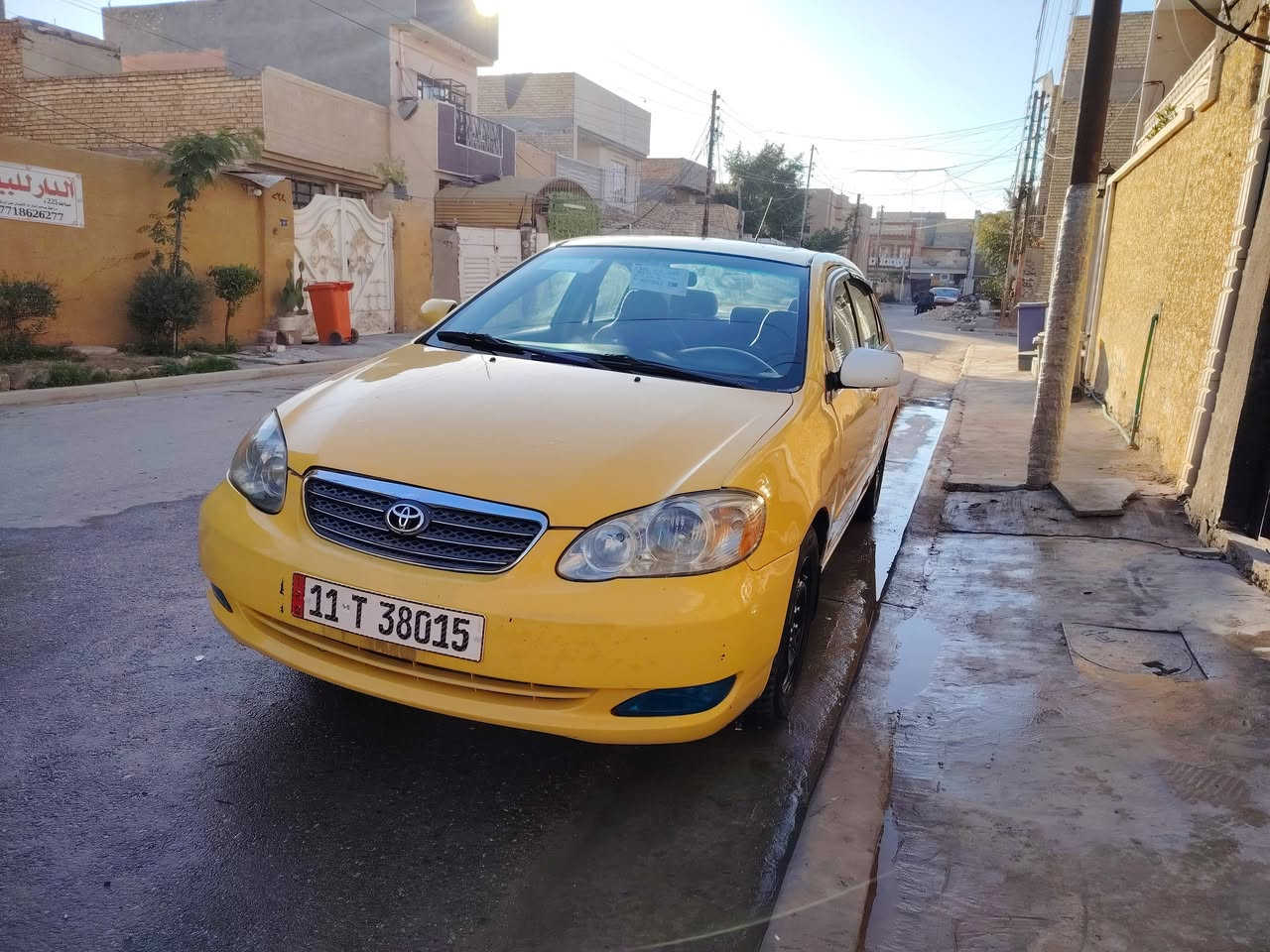 السلام عليكم
كورلا نحله  مديل 2008

رقم  بغداد انكليزي 

مصفره هيئة وغرامات

3 قطع تبديل 

كير مكينه تبريد كهربائيات كوله كامله 

دوشمه جديده ارضيه وكشنات وجنطه

تخم تاير جديد 

السعر 78 وبيها مجال بصيط

العنوان بغداد الحسينيه 

***********

باسمي السياره وابيع شرط التحويل
