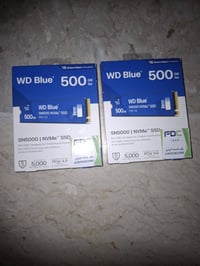 هاردات اصليه جدد السلام عليكم مكلف بالنشر اسعار قفل    WD 500 gb NVMe ...