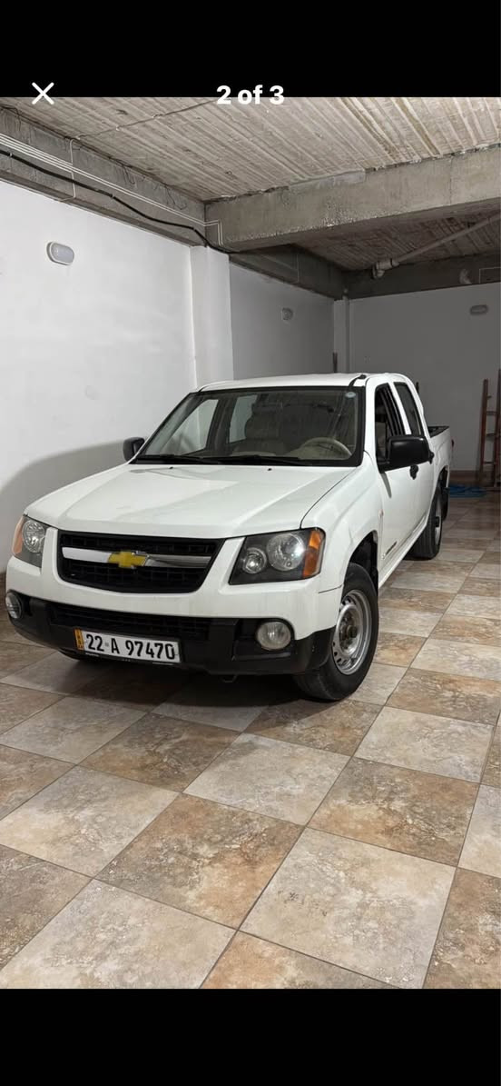 Chevrolet colorado 2008 
پیکاب شۆڤرلێت ٢٠٠٨ رەقەم سەنەوی نوێیە هەزاری ماویەتی بێ بۆیاخ کەمێک سارد و کارتی هەیە پشت و پێشی توند و تۆڵە کامل جایزە 
*********** سوران, أربيل
