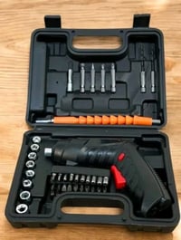 دريل درنفيس • فتح وشد • عدة كاملة