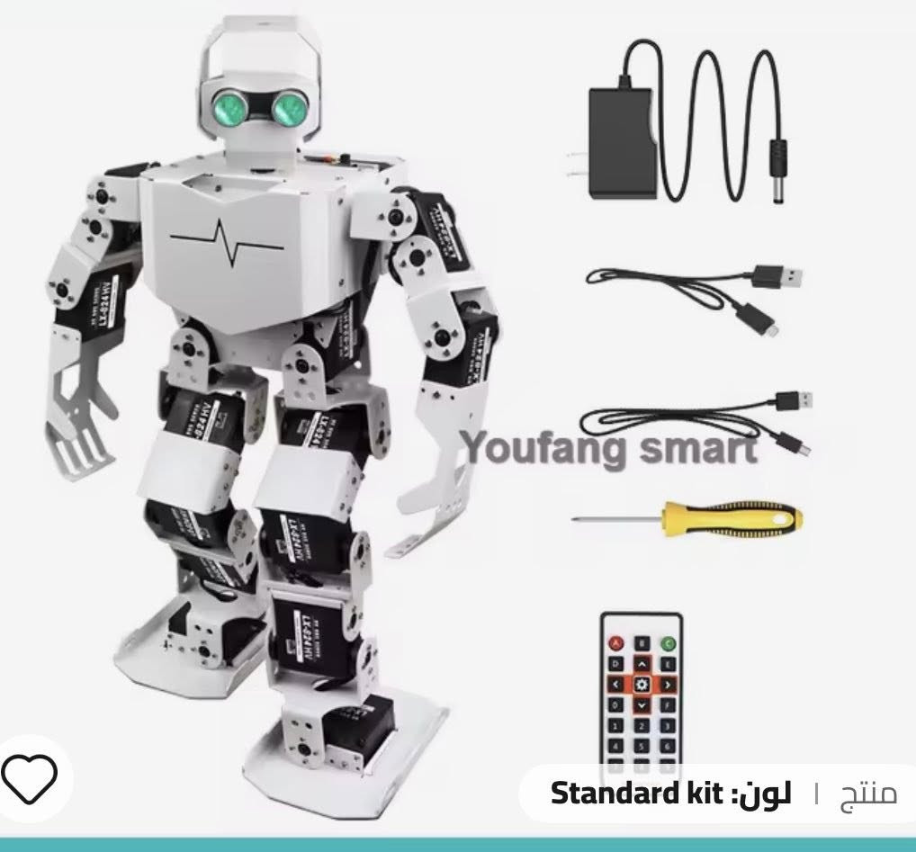 للبيع الاتصال خاص هذا الروبوت هو Hiwonder Tonybot، وهو روبوت تعليمي ذكي مصمم على هيئة إنسان.المميزات التقنية: يعمل الروبوت على منصة أردوينو (Arduino) ويحتوي على 16 محرك سيرفو (servos) عالي الجهد لحركة مرنة، بما في ذلك المشي والرقص.التحكم والبرمجة: يمكن التحكم فيه عبر تطبيق هاتف ذكي، برنامج كمبيوتر، أو جهاز تحكم عن بعد، ويدعم لغات برمجة مثل Scratch و Python.الاستخدامات: يُستخدم بشكل أساسي في تعليم مجالات العلوم والتكنولوجيا والهندسة والرياضيات (STEM) للطلاب والمتحمسين


**إذا كنت صاحب هذا الإعلان وتريد حذفه لأي سبب، رجاءا أرسل رسالة إلى الدعم الفني**