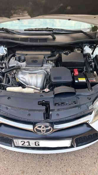 السلام عليكم
كامري للبيع 2015 وارد امريكي كلين مواصفات se
بيهه الدعمايات صبغ بلعراق بسبب الشخوط فقط 
السياره بدون تعديل وبدون بارد وبدون تبديل 
ميكانيك السيارة نظيف كير محرك مامفتوح 
محرك 4سلندر 2500 
تخم تاير جديد ومنظومه زنون 
هزه وسنويه لنهايه 2026
السعر 175 وبيهه مجال قليل.
السياره شرط التحويل 
***********
