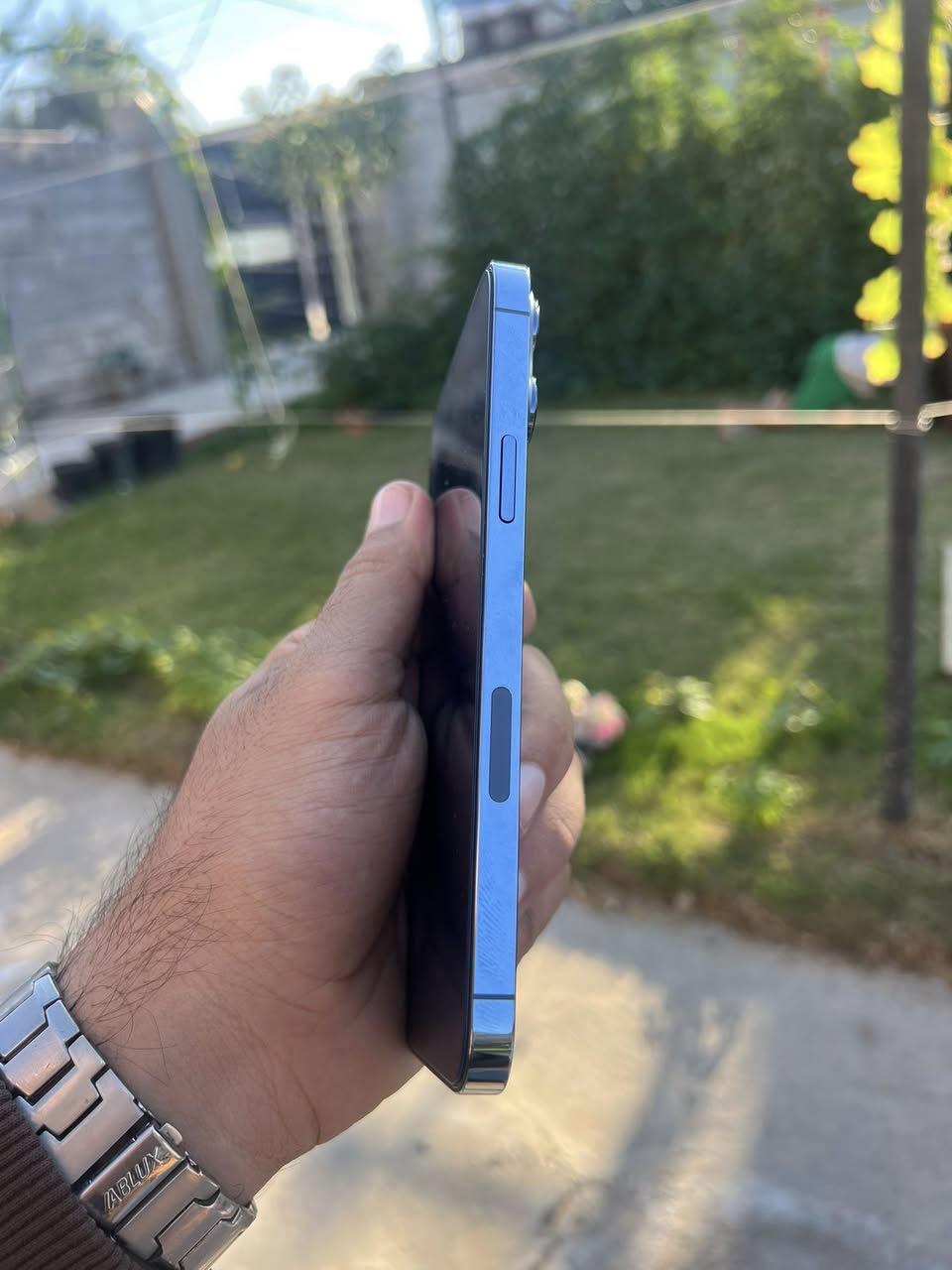 ايفون ١٣ برو ماكس بطاريه ٩٦
ذاكره ٢٥٦
الجهاز مكفول وشخط مابي نظيف بالباكيت
نموذج m
ويا شاحنه شركة عين الفهد الاصليه
العنوان بغداد المعامل
السعر ٧٦٠ الف بي مجال بسيط
ولوما محتاج مابيعه لان شاهد الله كلش نظيف
للاتصال ***********
