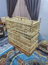 قفص بصراوي شغل جديد العود 6 ملم والأركان 8ملم شغل تحفه وجه 71 إرتفاع ص...