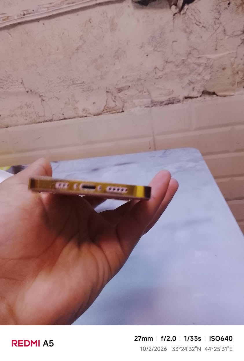 سلام عليكم  ايفون 13 عادي جهاز كلشي ما مبدل بي بطارية 65 جهاز لونة وردي غلفتة ذهبي شاصية جان بي شخوط خفيفة جهاز كلة شغال وحلو مال عائلتي جهاز  ذاكرة 128 محدث اخر تحديث فيس ايدي شغال مكاني بغداد حي اور سعرة 360 وبي مجال قليل رقم *********** متواجد واتساب وفيس
