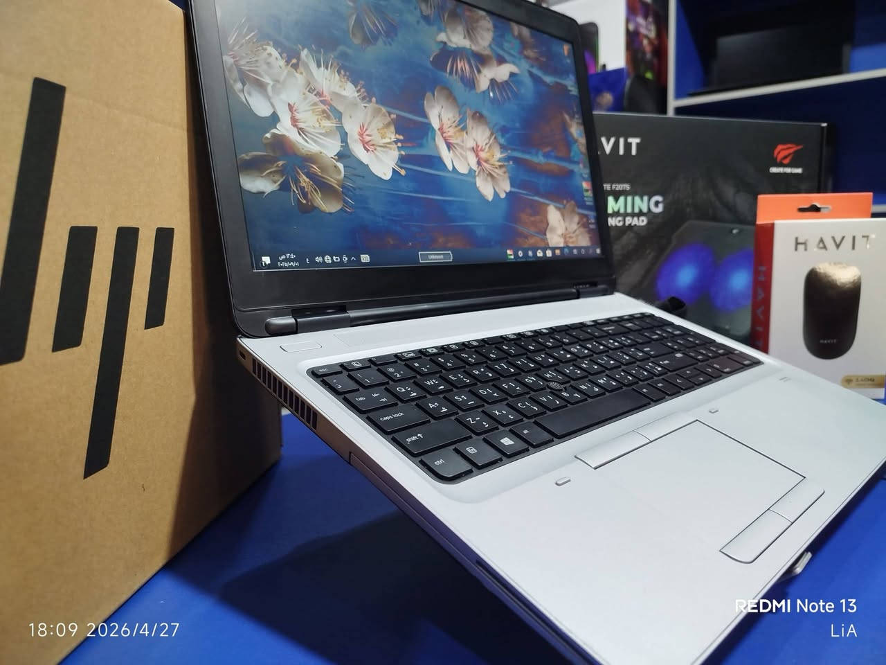 💥اللابتوب والموديل 💥:

👑HP Probook 650 G2 
🔻Core I5_ 6300U
🔻4 CPUs _ 2.5 GHz 
🔻Ram : 8 GB 
🔻Hard : 256 GB 
🔻Amd Radeon R7 M350
🔻Intel UHD Graphics 620
🔻3×USB3 +HDMi_. DVD_RW
🔻Screen size: 15.6 HD
بطارية جديدة بالكرتونة 

لمعرفة السعر علق بنقطة..


**إذا كنت صاحب هذا الإعلان وتريد حذفه لأي سبب، رجاءا أرسل رسالة إلى الدعم الفني**