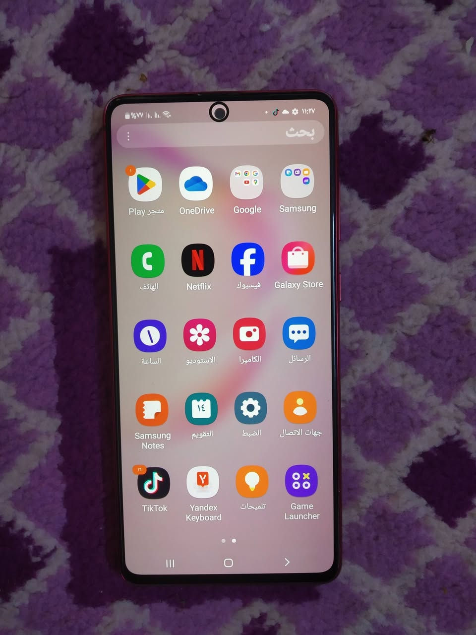 للبيع اوالمراوس تحفه سامسونك نوت 10 لايت كفاله وضمان ذاكره 128/8 قلم شغال وتحكم عن بعد للبيع قفل 160 ويرهم امراوس ***********
