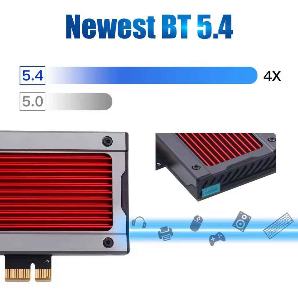 كرت واي فاي وبلوتوث احترافي للجيمرز (Wi-Fi 7) مع إضاءة RGB 🔥

BE8800 PCIe WiFi 7 Card RGB

✨ المواصفات:
أحدث جيل: يدعم تقنية Wi-Fi 7 (802.11be).

سرعة خيالية: نقل بيانات يوصل لـ 5.8Gbps لتحميل الألعاب بسرعة.

ثلاثي النطاق: يدعم ترددات (2.4GHz / 5GHz / 6GHz) لضمان أصفى إشارة وأقل (Ping) بالألعاب.

تصميم قيمنق فخم: مزود بمشتت حراري للأداء الشاق مع إضاءة RGB تنطي منظر خرافي بداخل الكيس.

قاعدة أنتينات خارجية: يجي وياها قاعدة هوائيات خارجية تتثبت على الميز لسحب أقوى تغطية ممكنة.

استقرار ممتاز (PCIe): ينربط مباشرة بالمذربورد لضمان أعلى ثباتية.

بلوتوث مدمج: لربط يدات التحكم والسماعات الوايرلس بسهولة.

💰 السعر: 60,000

🚛 التوصيل: متوفر توصيل لجميع المحافظات مجانا.

📩 للتواصل والحجز: راسلنا على الخاص او على الواتس آب *********** بغداد, العراق
