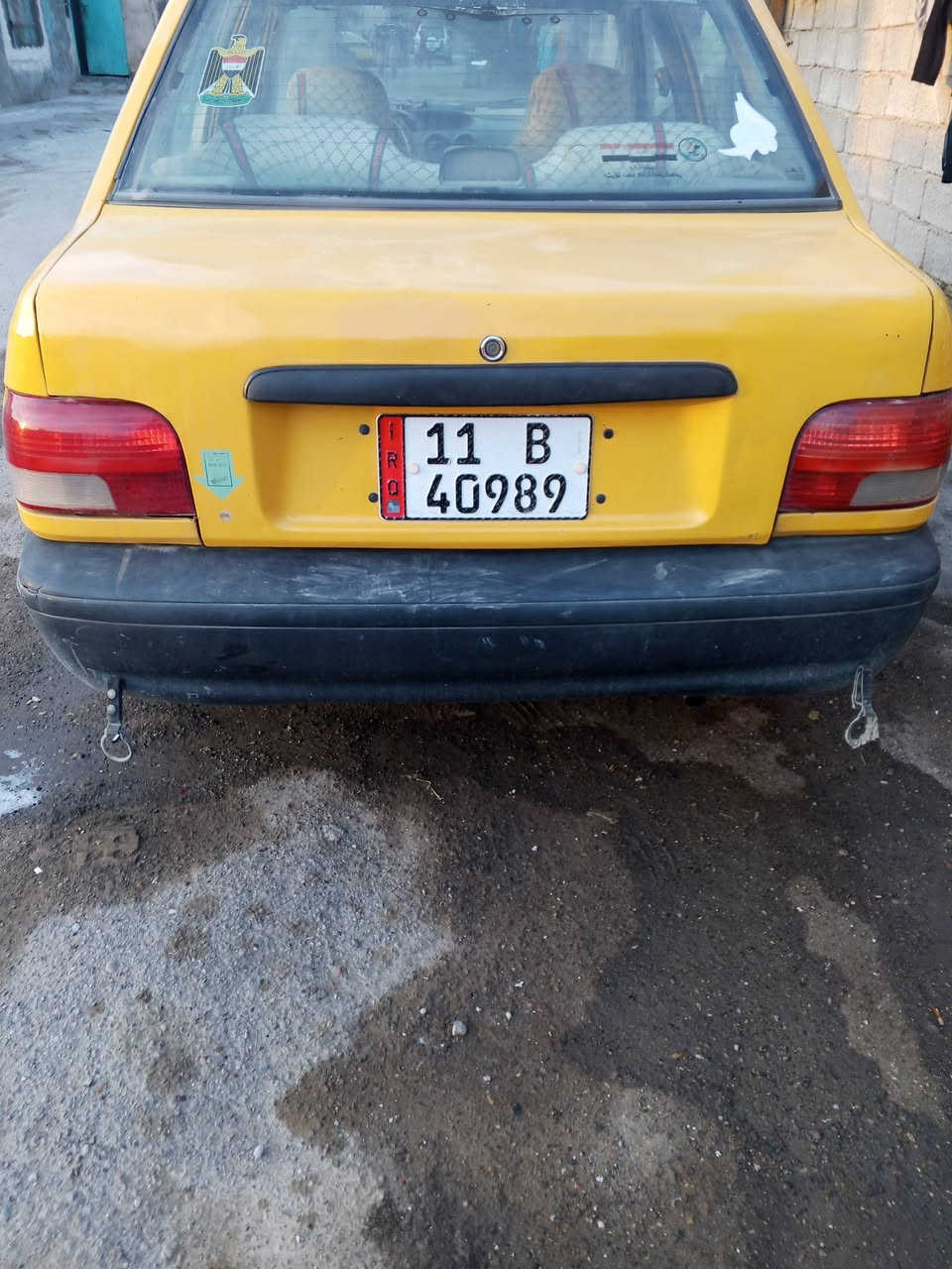 سلام عليكم للبيع سايبه موديل 11 كير أو مكينه مكفولات تخم تاير رقم بغداد نكليزي تحويل ثاني يوم مصفره مكان بغداد ***********
